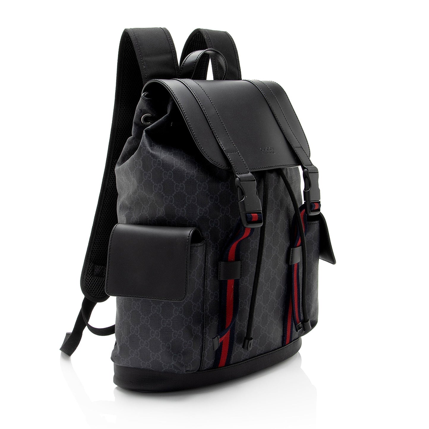 Gucci GG Supreme Medium Flap Backpack (SHF-NNj9Jx)