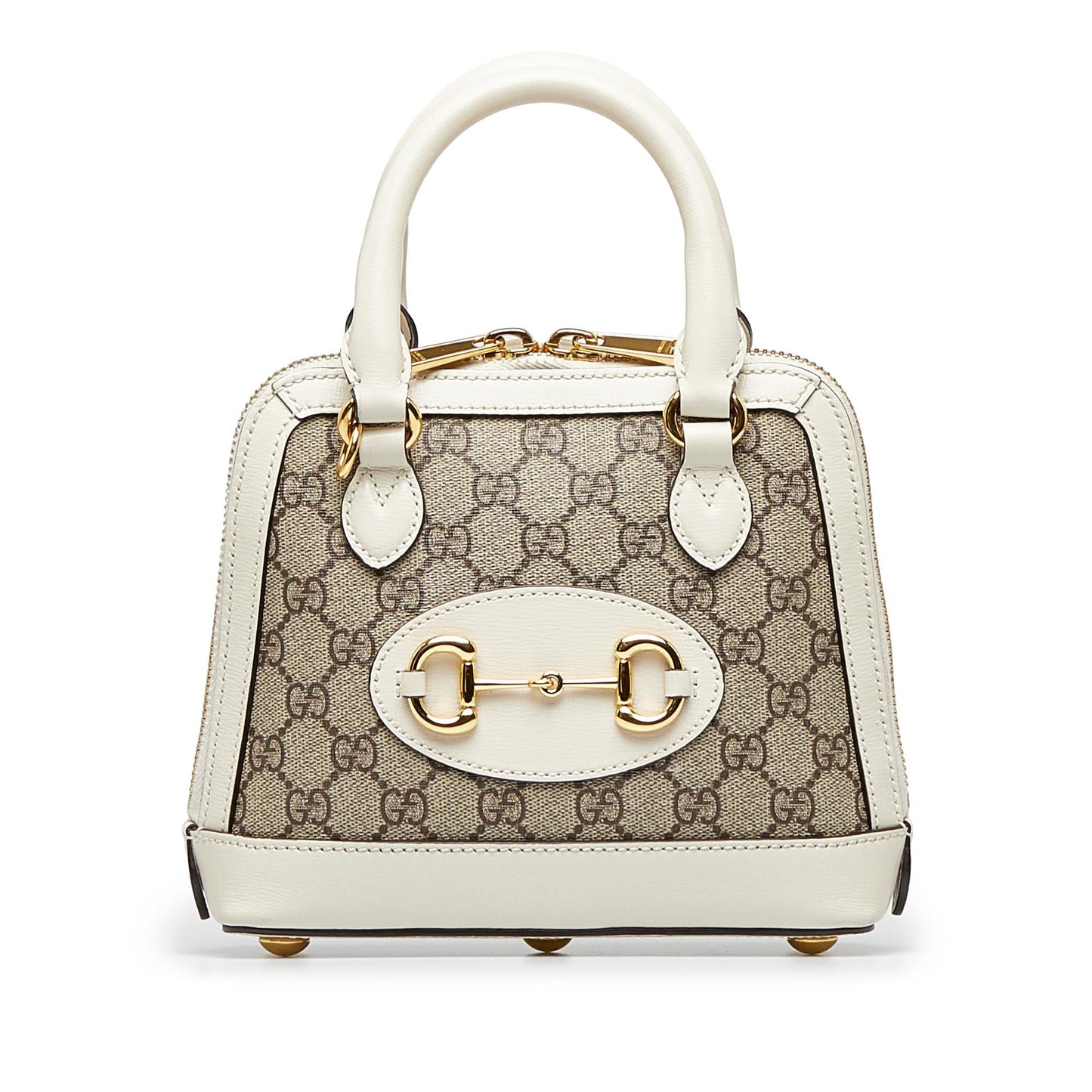 Gucci GG Supreme Mini Horsebit 1955 Satchel (Ah0ZmR)