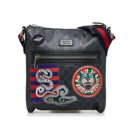 Gucci GG Supreme Night Courier Crossbody Bag (2BMRhr)
