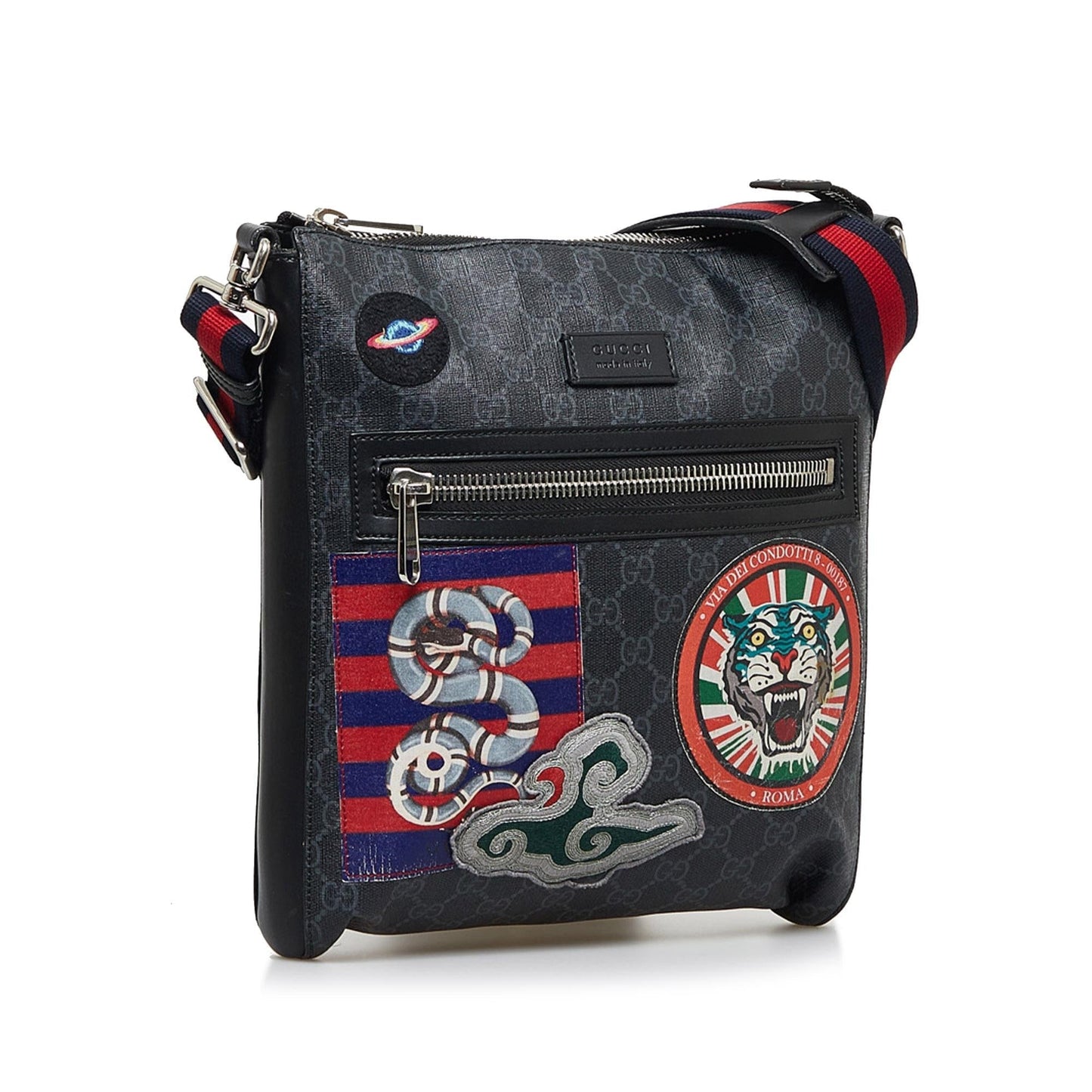 Gucci GG Supreme Night Courier Crossbody Bag (2BMRhr)