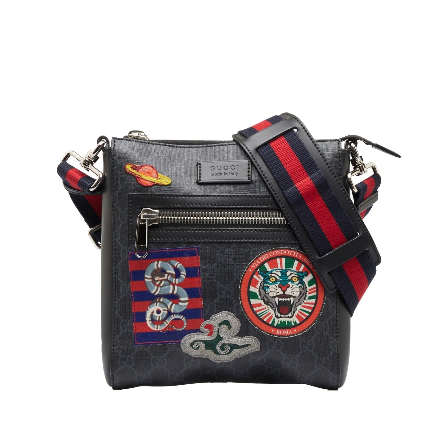 Gucci GG Supreme Night Courrier Crossbody (Qf1wvD)