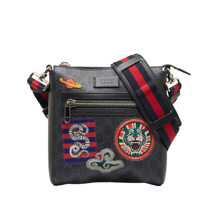 Gucci GG Supreme Night Courrier Crossbody (Qf1wvD)