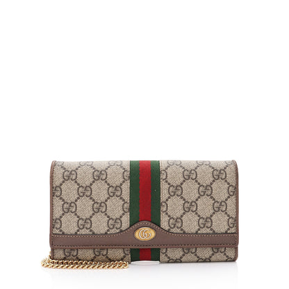Gucci GG Supreme Ophidia Chain Wallet (SHF-Rd9cA8)