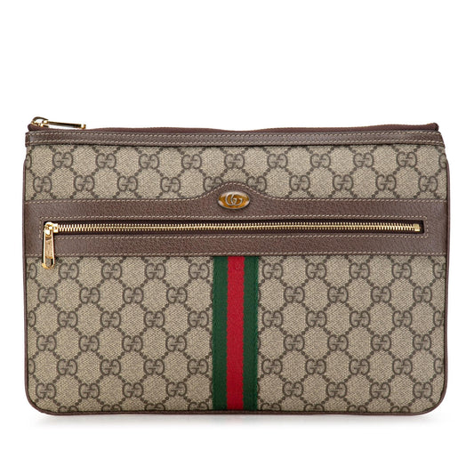 Gucci GG Supreme Ophidia Clutch (iO15tk)