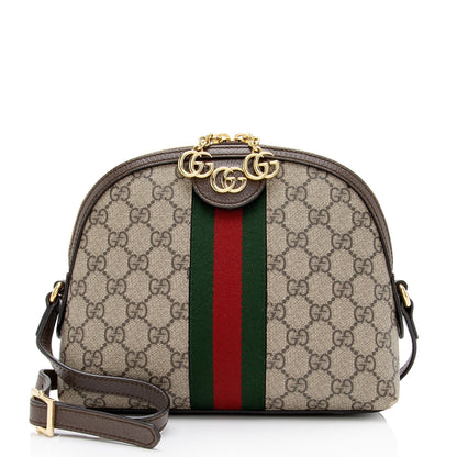 Gucci GG Supreme Ophidia Dome Small Shoulder Bag (SHF-xTbcEZ)