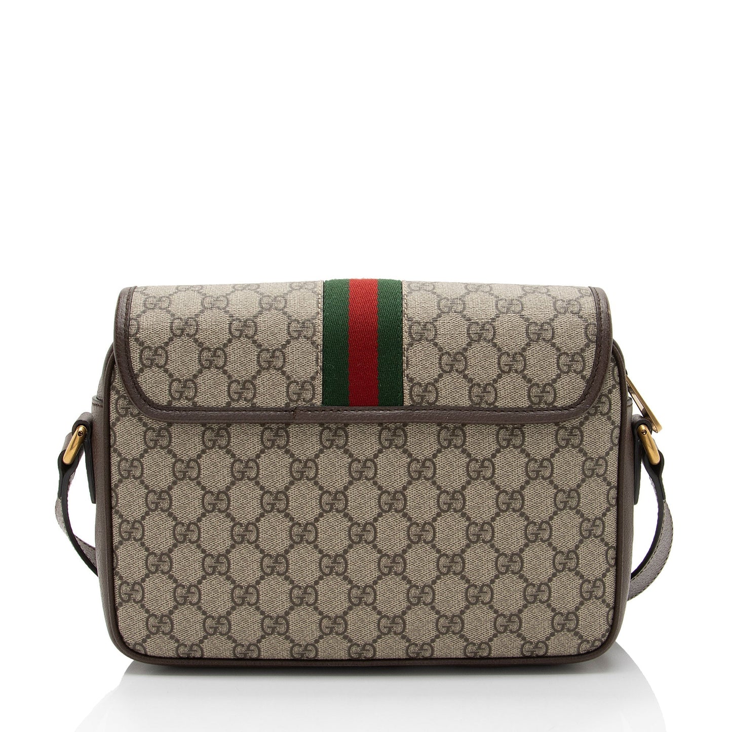 Gucci GG Supreme Ophidia Web Flap Medium Messenger