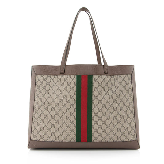 Gucci GG Supreme Ophidia Medium Soft Tote (SHF-22571)