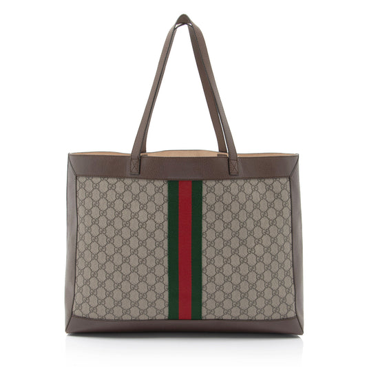 Gucci GG Supreme Ophidia Medium Soft Tote (SHF-TCntMN)