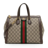 Gucci GG Supreme Ophidia Medium Top Handle Tote (SHF-EN4BhR)
