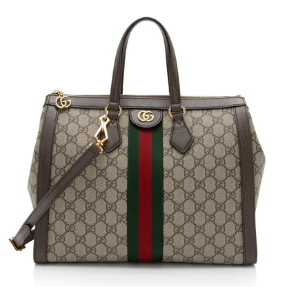 Gucci GG Supreme Ophidia Medium Tote (SHF-OYI31D)