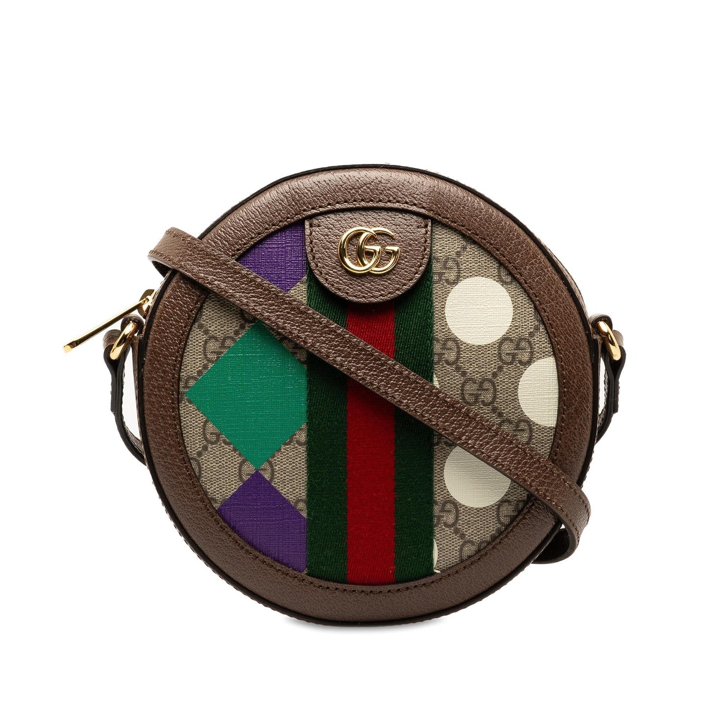 Gucci GG Supreme Ophidia Paint Round Crossbody (Ulg3nX)