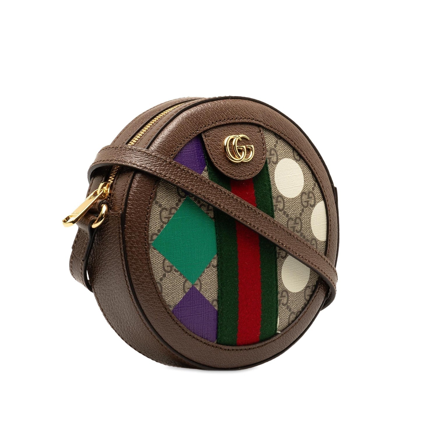 Gucci GG Supreme Ophidia Paint Round Crossbody (Ulg3nX)