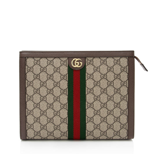 Gucci GG Supreme Ophidia Pouch (SHF-RFZPp0)