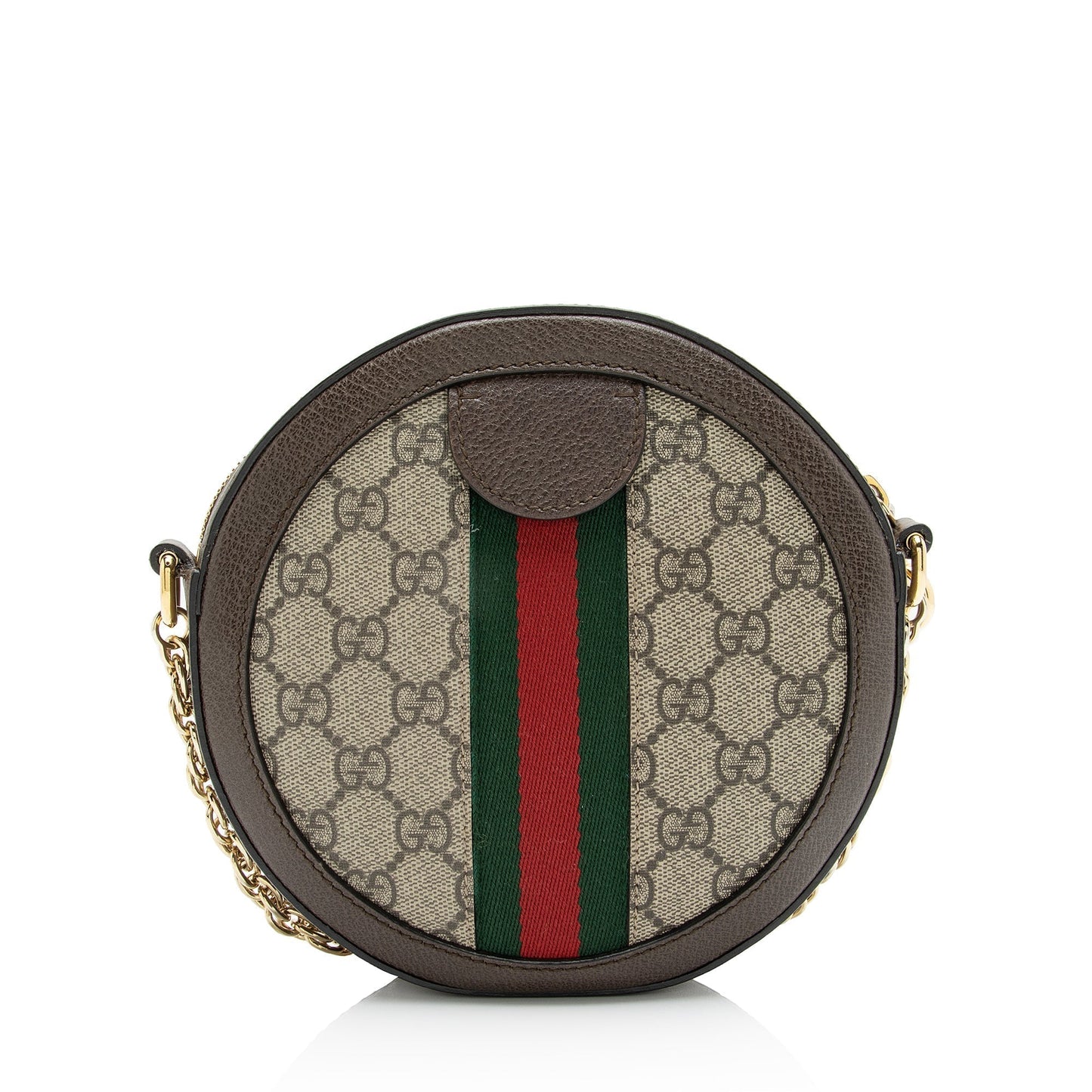 Gucci GG Supreme Ophidia Round Mini Shoulder Bag (SHF-23729)