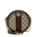 Gucci GG Supreme Ophidia Round Mini Shoulder Bag (SHF-99m356)