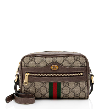 Gucci GG Supreme Ophidia Mini Shoulder Bag (SHF-Y4L50P)