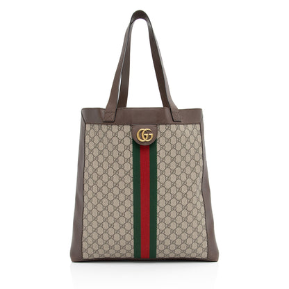 Gucci GG Supreme Ophidia Soft Vertical Large Tote (SHF-HKSf8C)