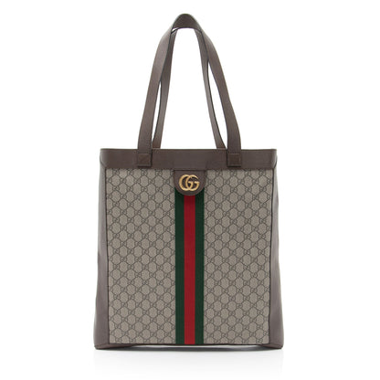 Gucci GG Supreme Ophidia Soft Vertical Large Tote (SHF-kLX3uK)
