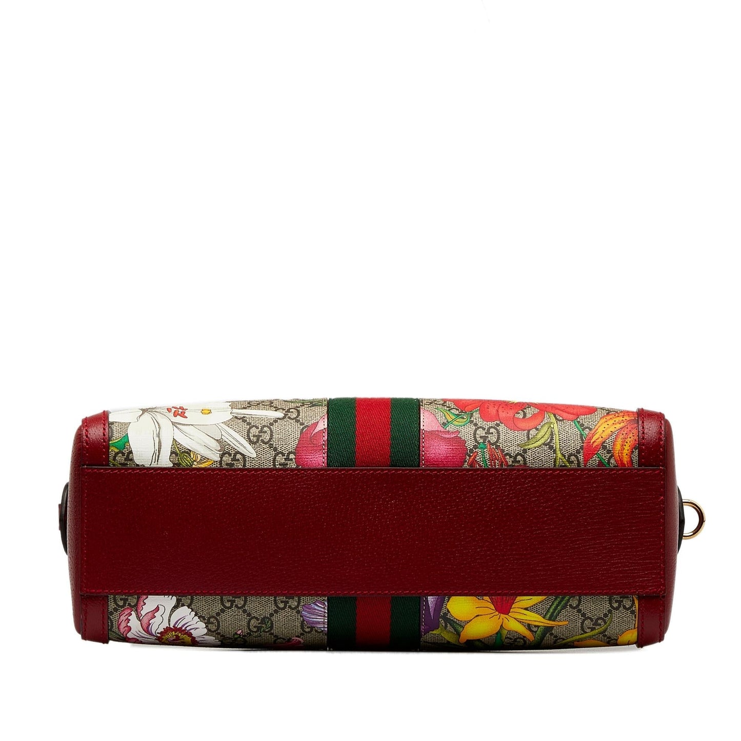 Gucci GG Supreme Ophidia Web Flora Satchel (DQ9HBO)