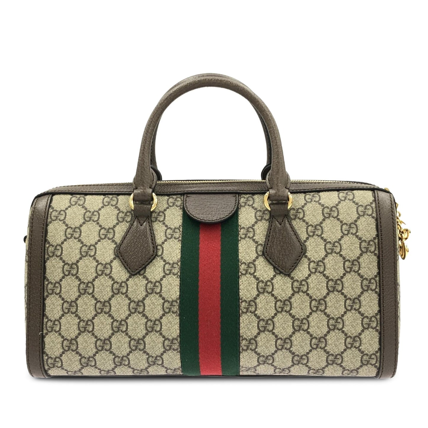 Gucci GG Supreme Ophidia Web Satchel (uMbpzY)