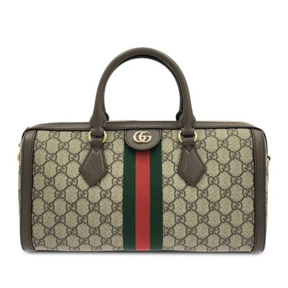 Gucci GG Supreme Ophidia Web Satchel (uMbpzY)