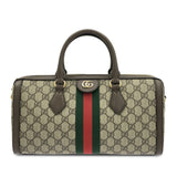 Gucci GG Supreme Ophidia Web Satchel (uMbpzY)