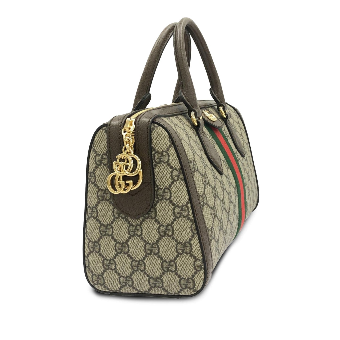 Gucci GG Supreme Ophidia Web Satchel (uMbpzY)