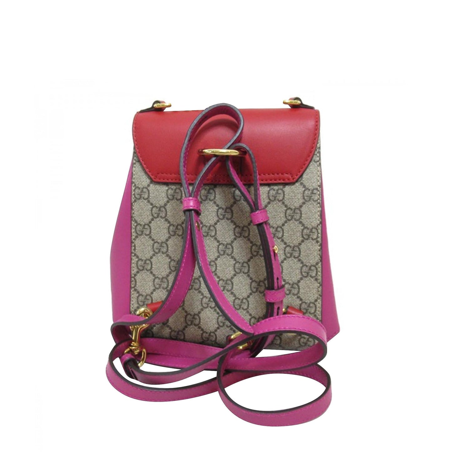 Gucci GG Supreme Padlock Backpack (rQ2M7Q)