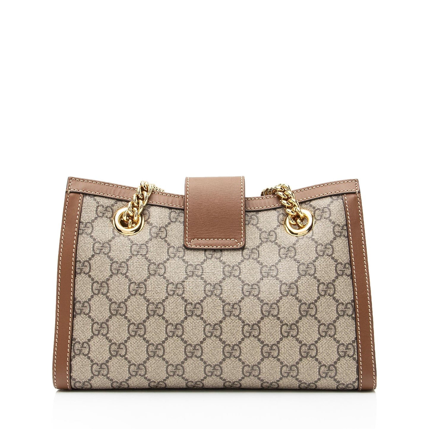 Gucci GG Supreme Padlock Chain Small Shoulder Bag (SHF-23018)