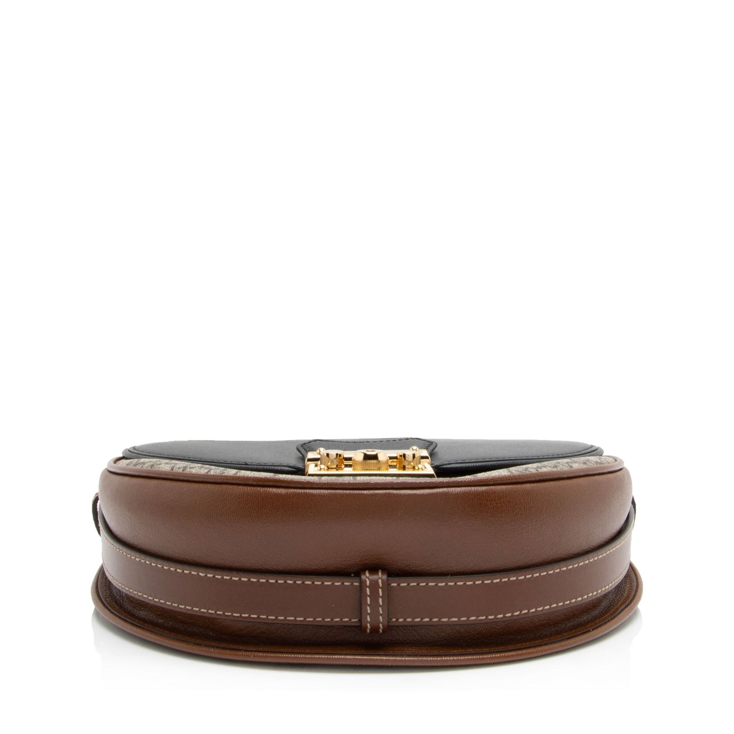 Gucci GG Supreme Padlock Saddle Small Shoulder Bag (SHF-hTmpl4)