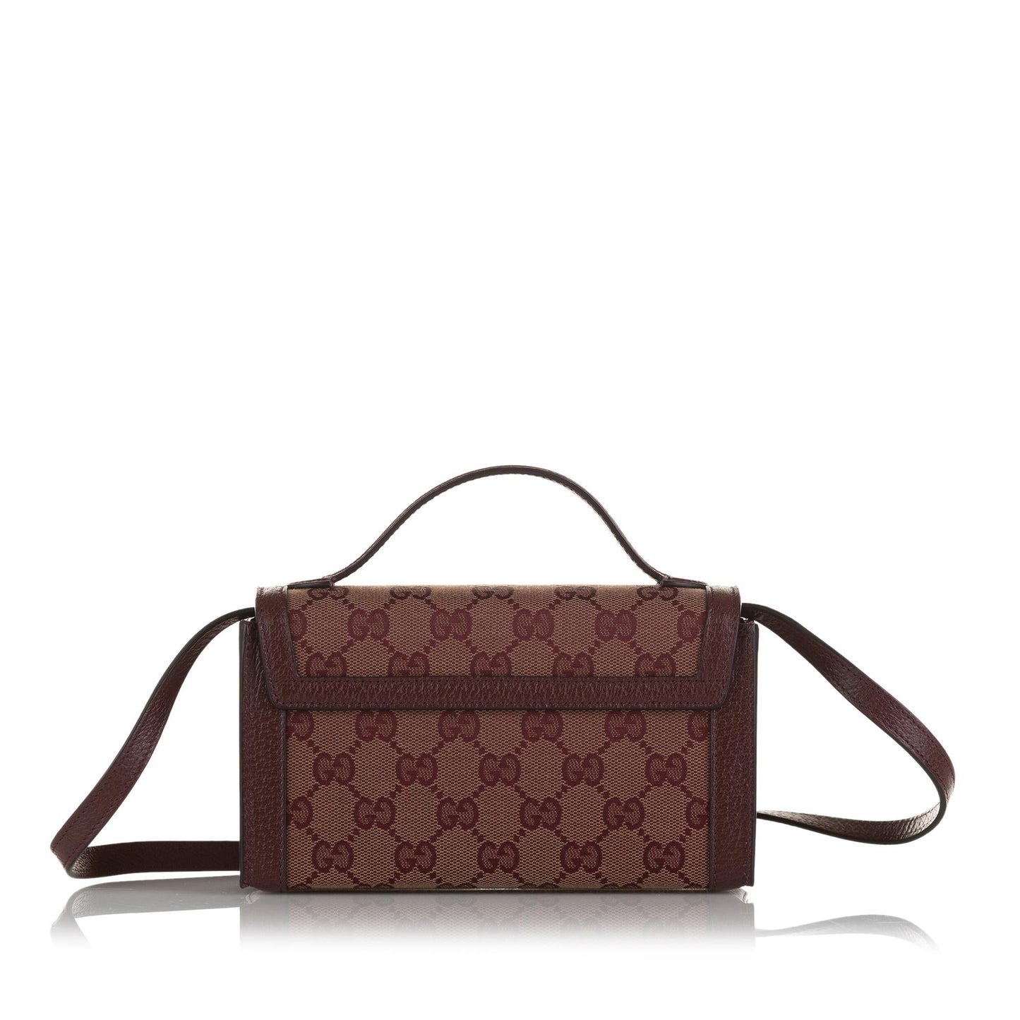 Gucci GG Supreme Padlock Satchel (x5hOsB)