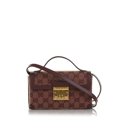 Gucci GG Supreme Padlock Satchel (x5hOsB)