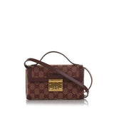 Gucci GG Supreme Padlock Satchel (x5hOsB)