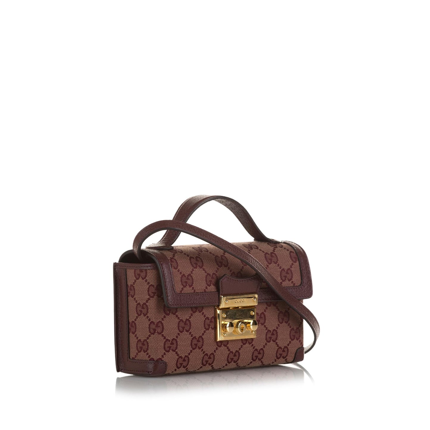 Gucci GG Supreme Padlock Satchel (x5hOsB)