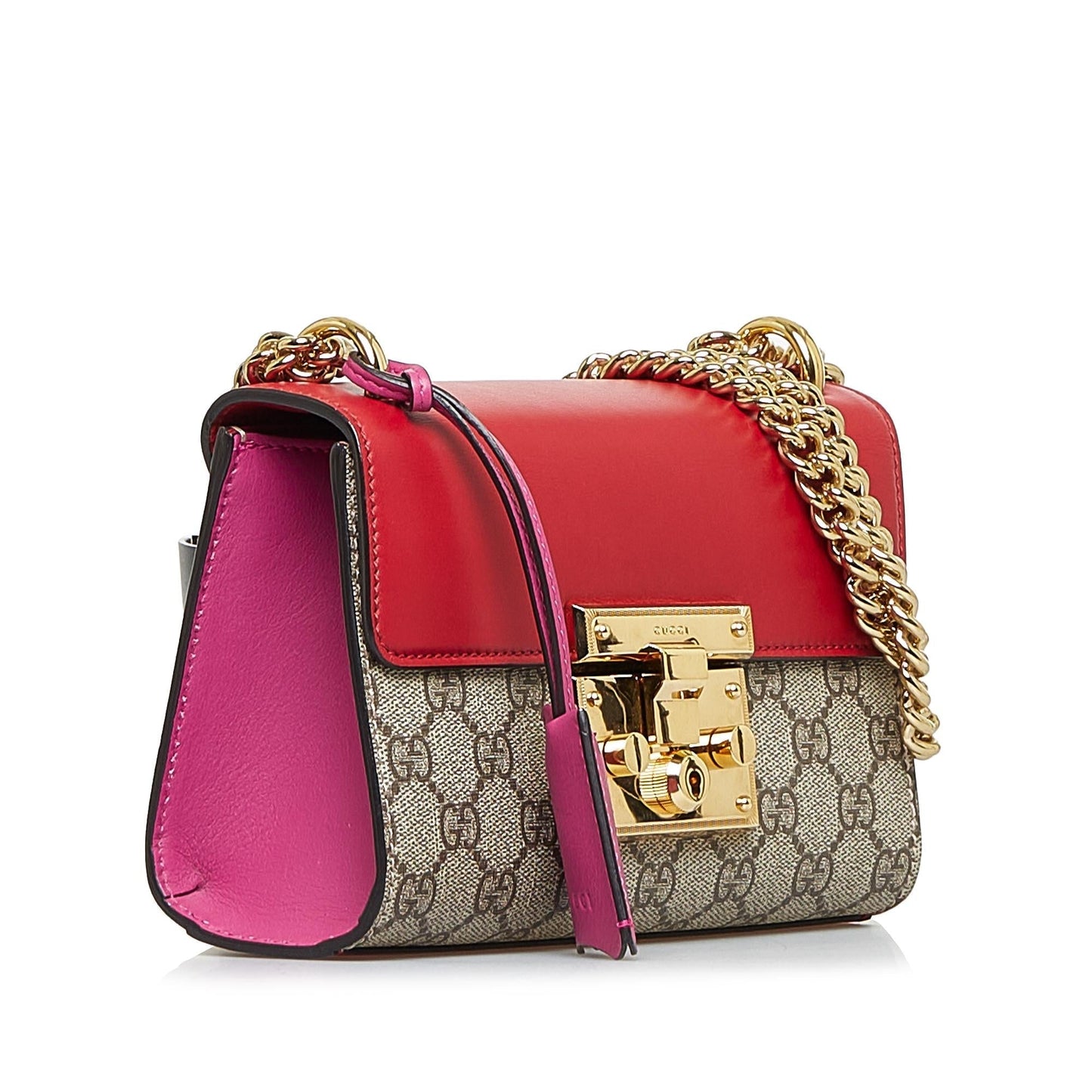 Gucci GG Supreme Padlock Shoulder Bag (vUf0Tt)