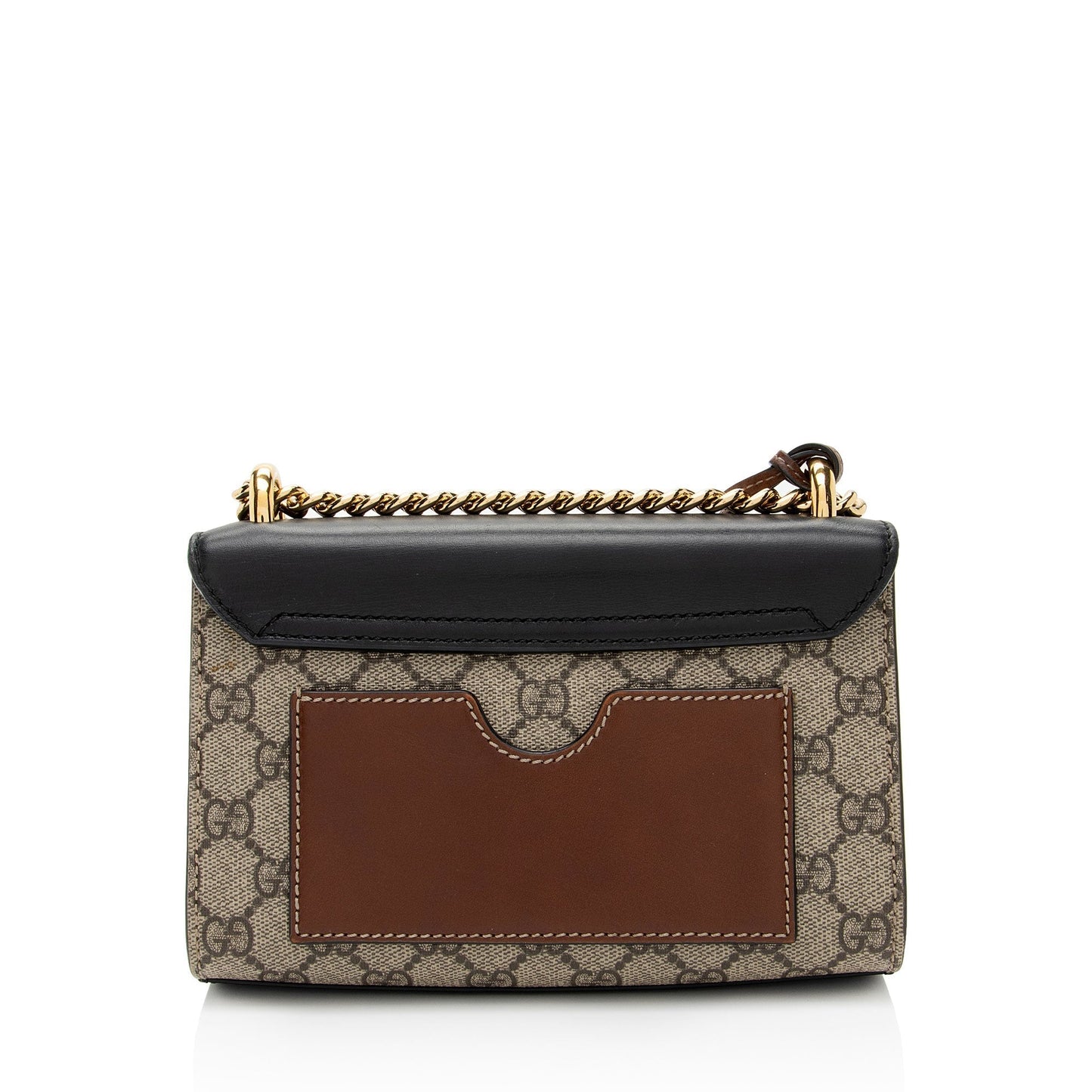 Gucci GG Supreme Padlock Small Shoulder Bag (SHF-pQQH48)