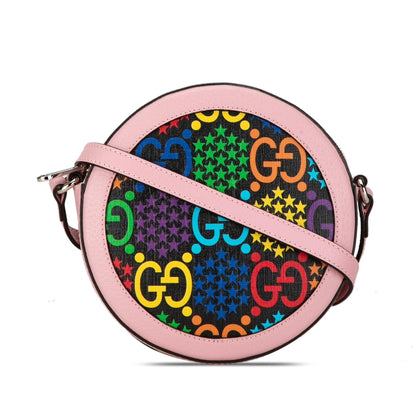 Gucci GG Supreme Psychedelic Round Crossbody (QNIXUR)