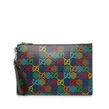 Gucci GG Supreme Psychedelic Zip Clutch (9nqASI)