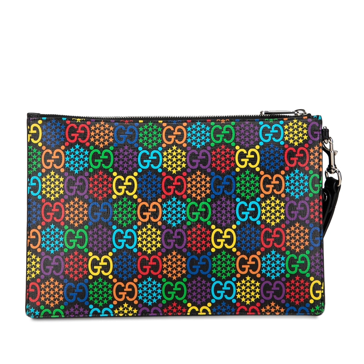 Gucci GG Supreme Psychedelic Zip Clutch (BbyHzE)