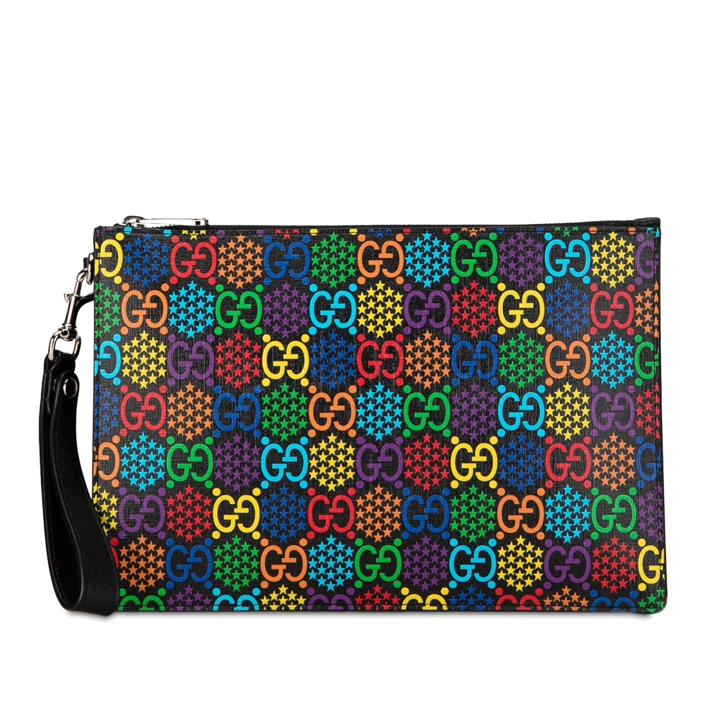 Gucci GG Supreme Psychedelic Zip Clutch (BbyHzE)