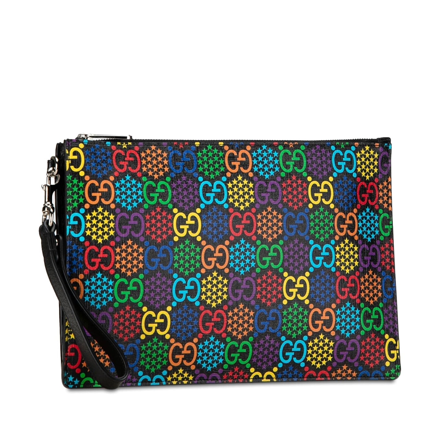 Gucci GG Supreme Psychedelic Zip Clutch (BbyHzE)