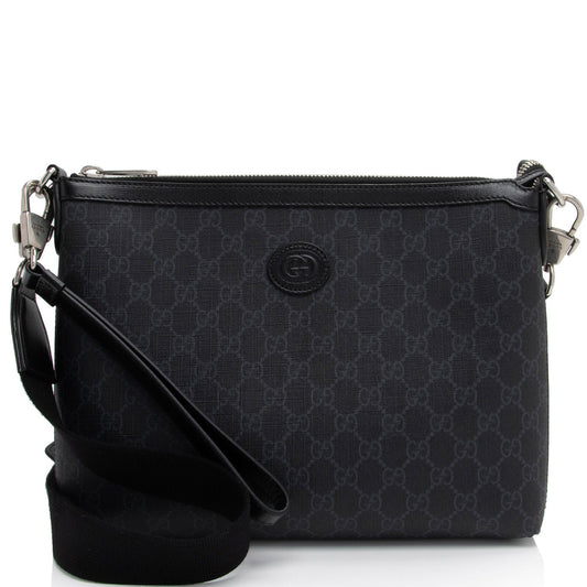 Gucci GG Supreme Retro Interlocking G Messenger (SHF-GZvMrC)