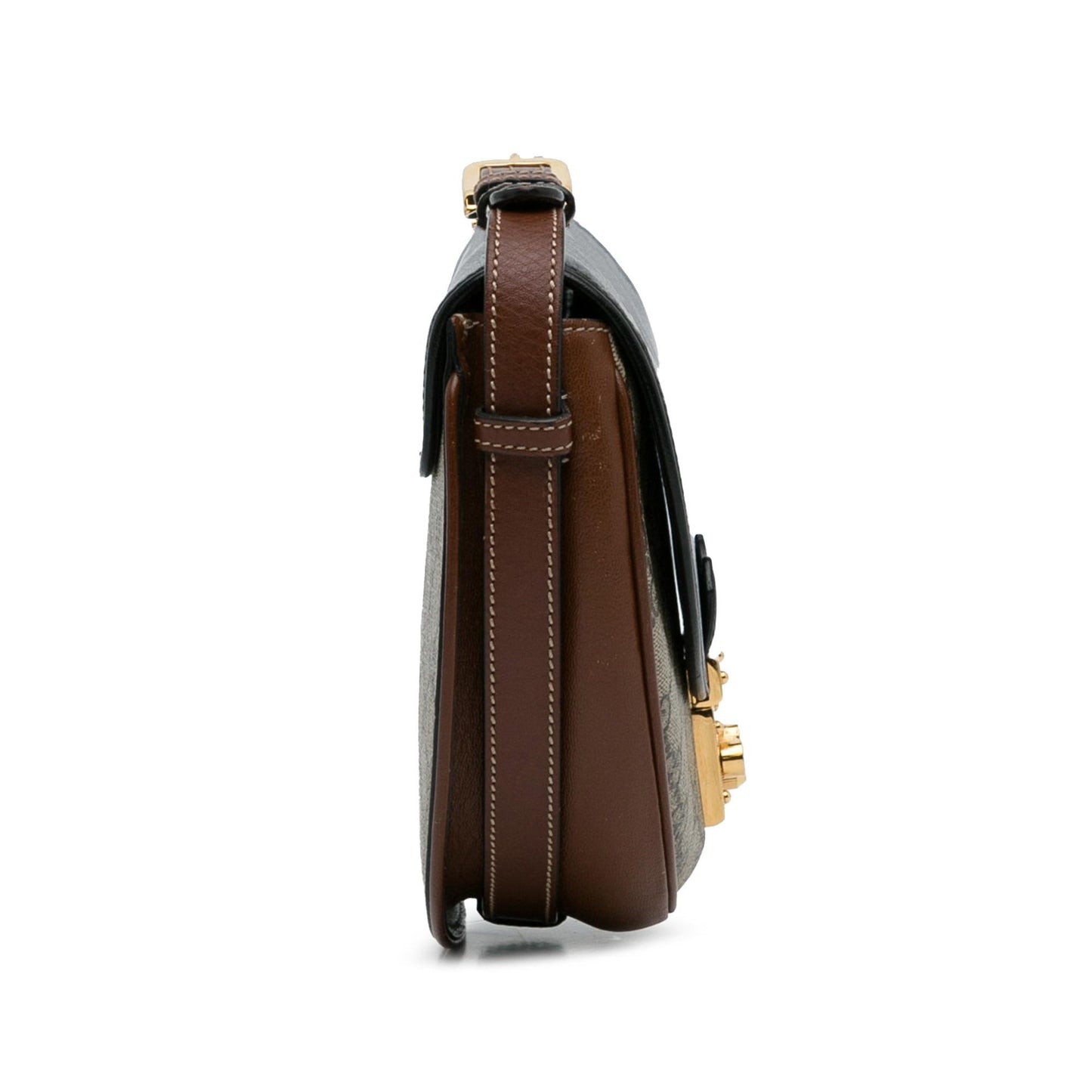 Gucci GG Supreme Saddle Padlock Crossbody Bag (BUWgu6)