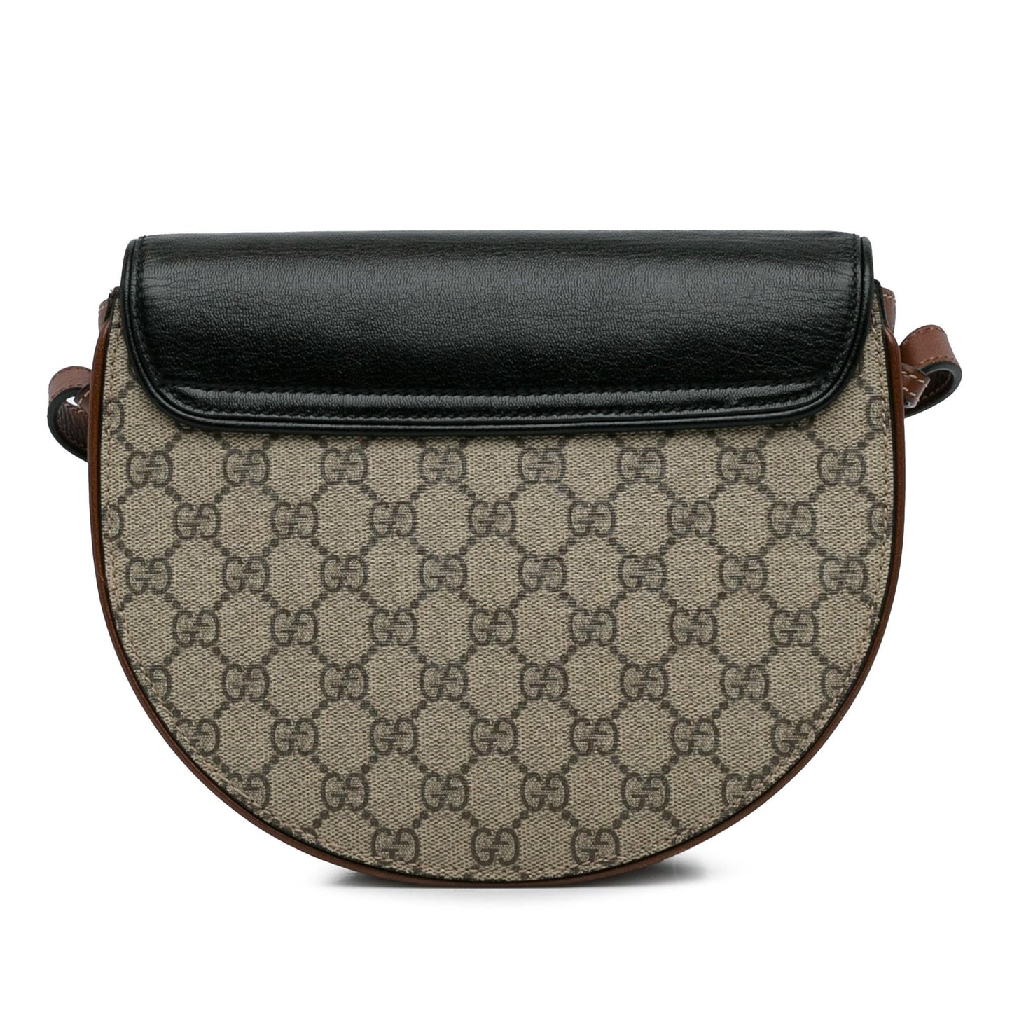 Gucci GG Supreme Saddle Padlock Crossbody Bag (BUWgu6)