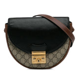 Gucci GG Supreme Saddle Padlock Crossbody Bag (BUWgu6)