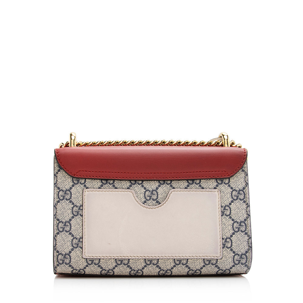 Gucci GG Supreme Small Padlock Shoulder Bag (SHF-21315)