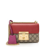Gucci GG Supreme Small Padlock Shoulder Bag (SHF-22509)