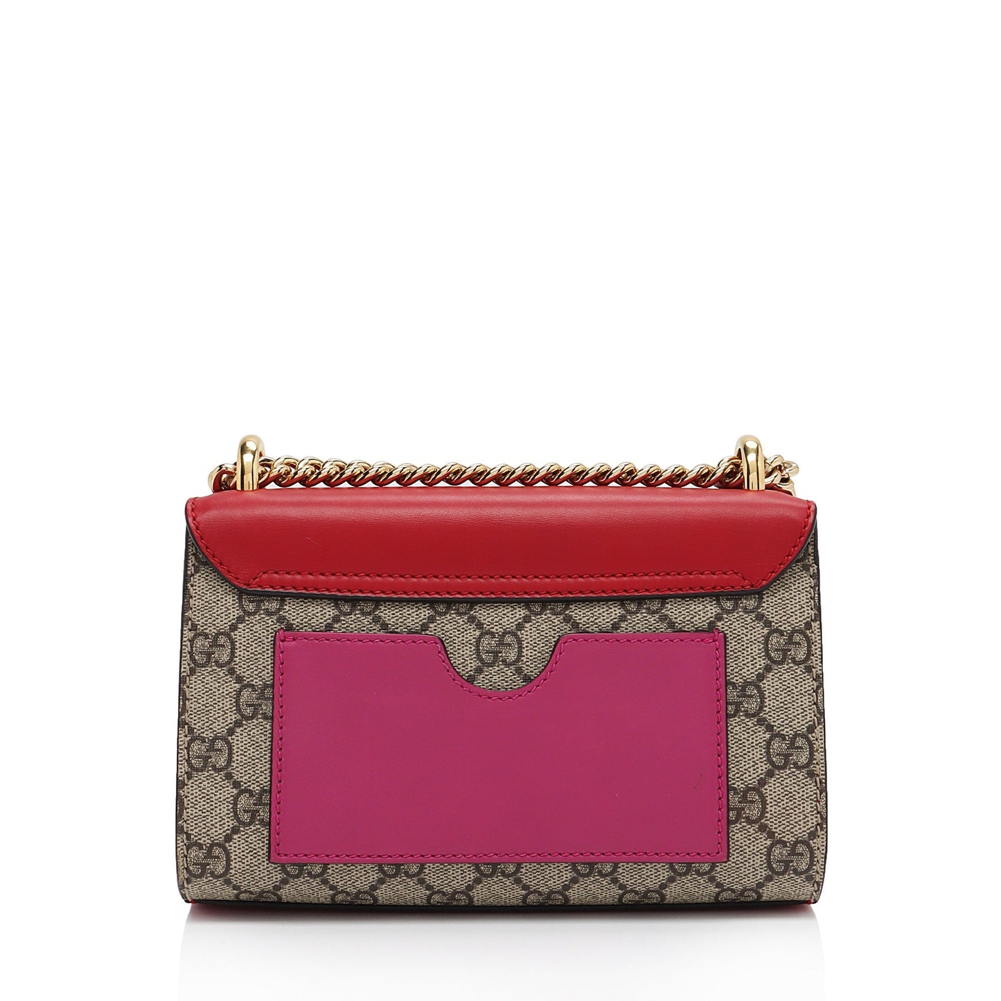 Gucci GG Supreme Small Padlock Shoulder Bag (SHF-121XFL)