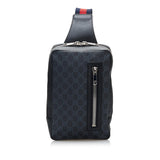 Gucci GG Supreme Soft Zip Web Sling Bag (37610)