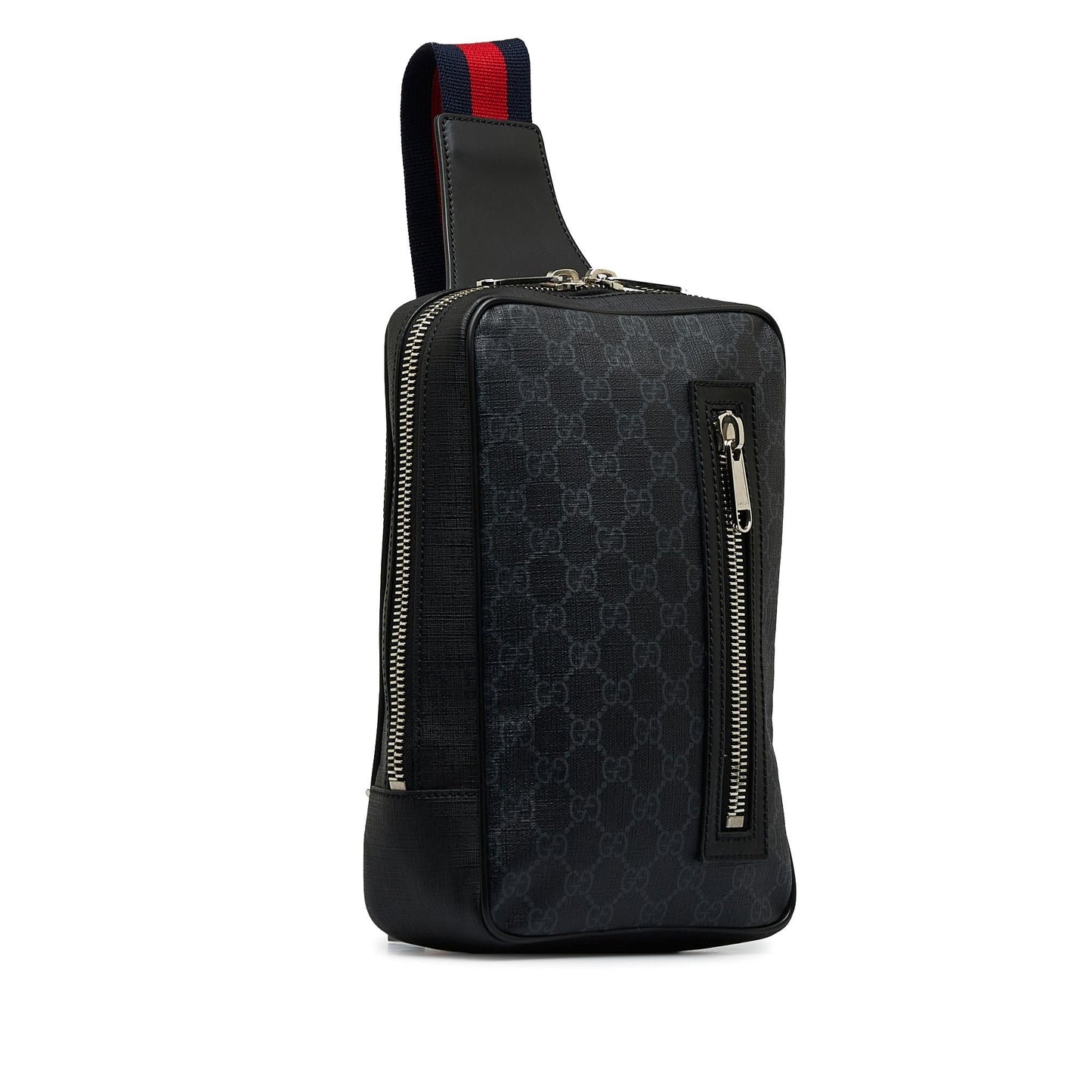 Gucci GG Supreme Soft Zip Web Sling Bag (cIWp0C)